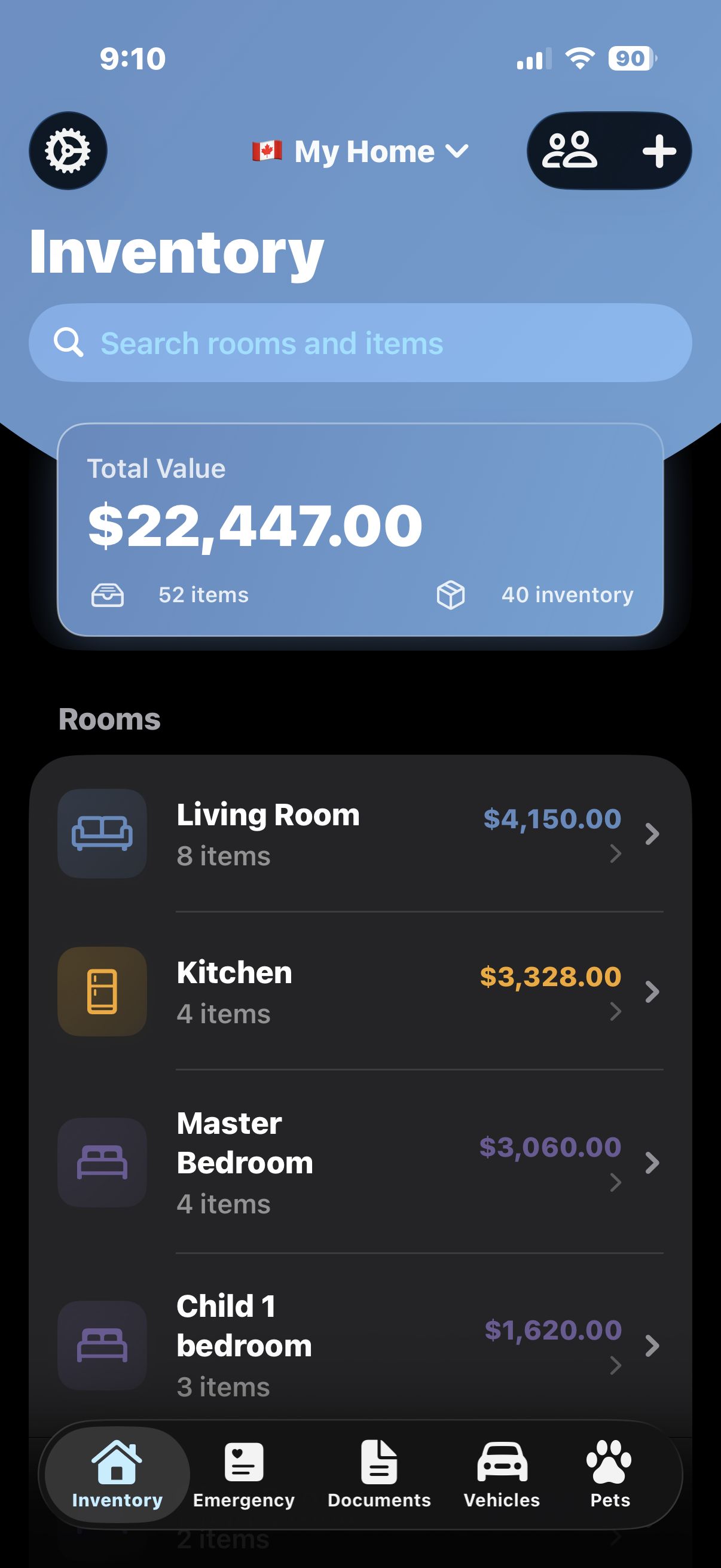 ReadyRecord Inventory