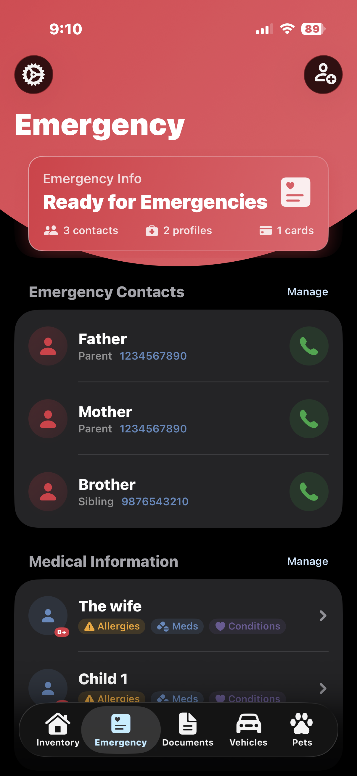 ReadyRecord Emergency